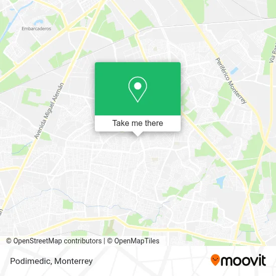 Podimedic map