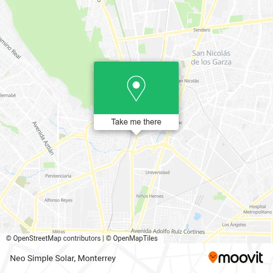 Neo Simple Solar map