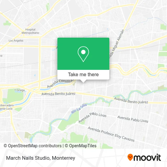 March Nails Studio map