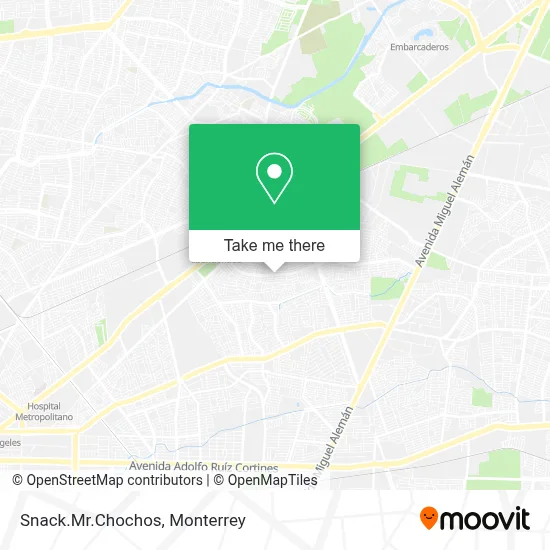 Snack.Mr.Chochos map