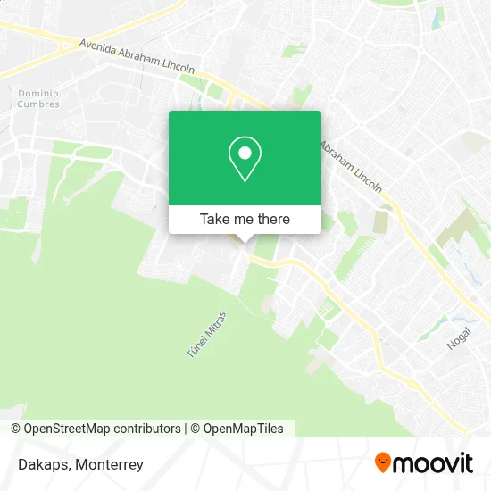 Dakaps map