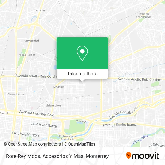 Rore-Rey Moda, Accesorios Y Mas map