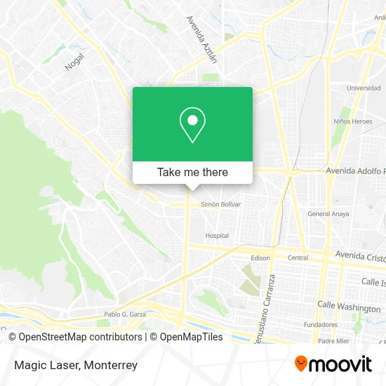 Magic Laser map