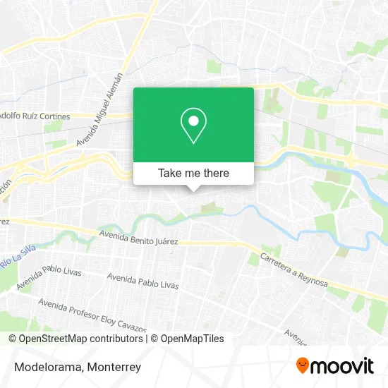 Modelorama map