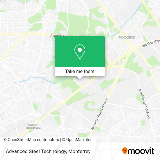 Advanced Steel Technology map