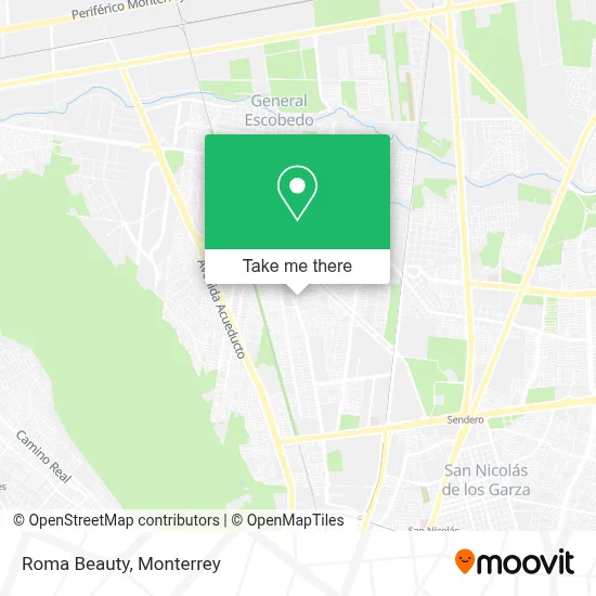 Roma Beauty map