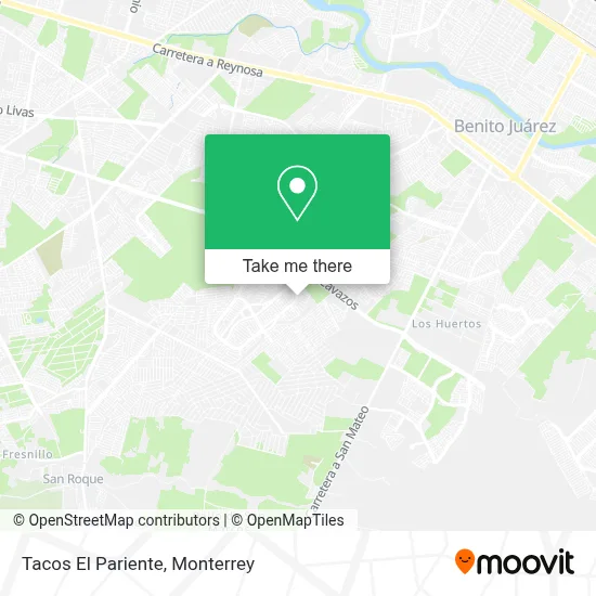 Tacos El Pariente map