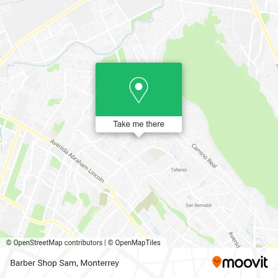 Barber Shop Sam map