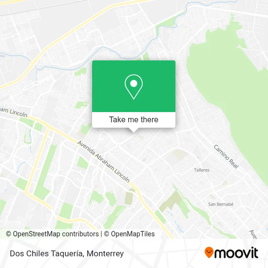 Dos Chiles Taquería map