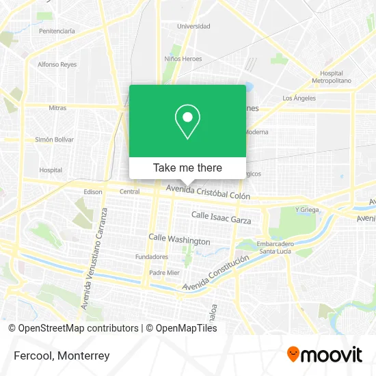 Fercool map