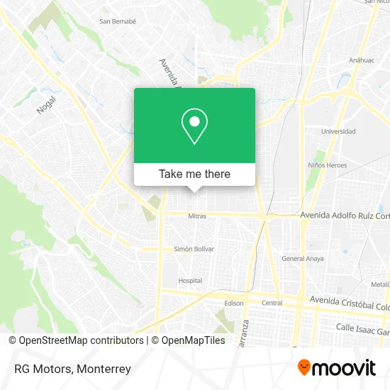 Rg Motors map