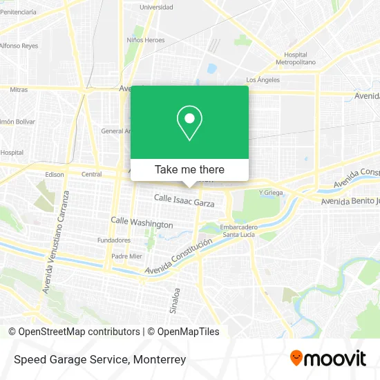 Speed Garage Service map