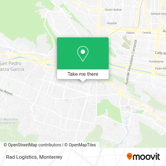 Rad Logistics map