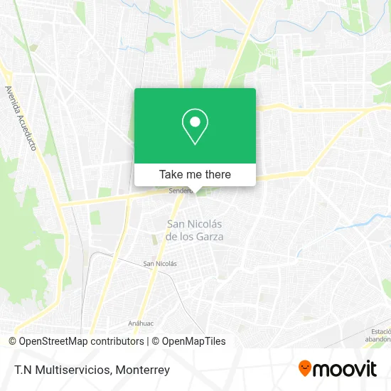 T.N Multiservicios map