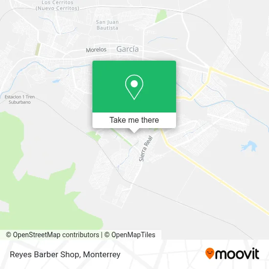 Reyes Barber Shop map