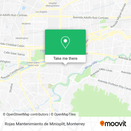 Rojas Mantenimiento de Minisplit map