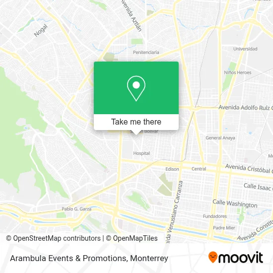 Arambula Events & Promotions map