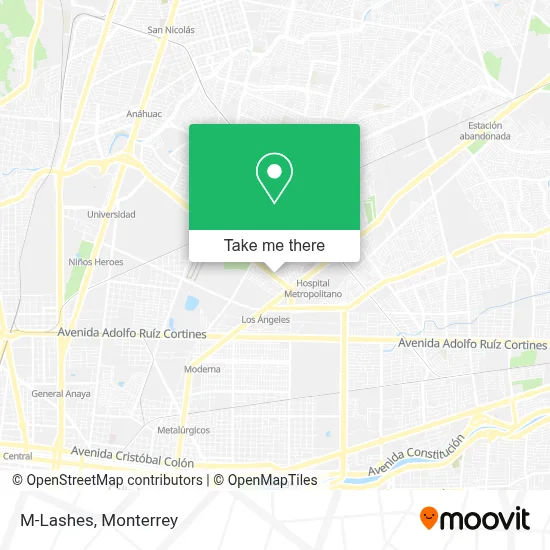 M-Lashes map