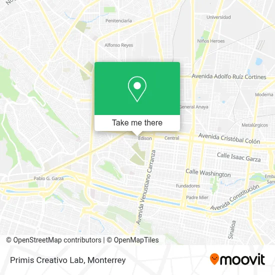 Primis Creativo Lab map