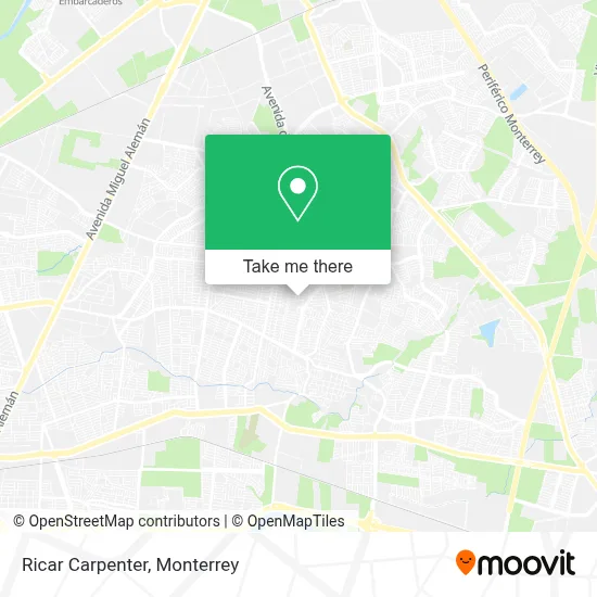 Ricar Carpenter map