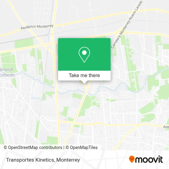 Transportes Kinetics map