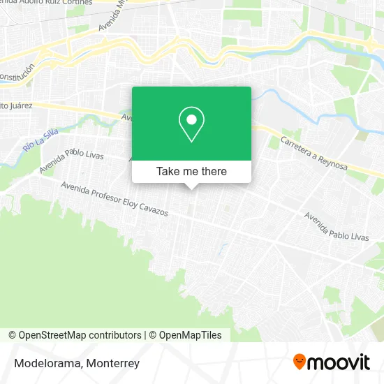 Modelorama map