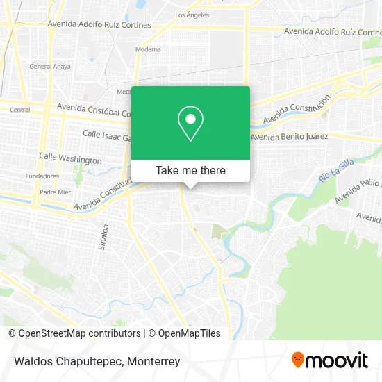 Waldos Chapultepec map