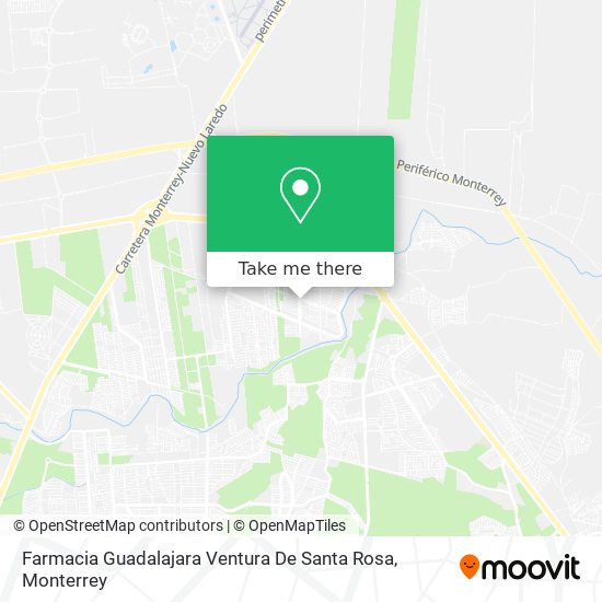 Farmacia Guadalajara Ventura De Santa Rosa map