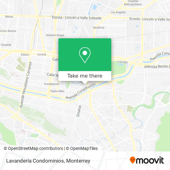 Mapa de Lavandería Condominios