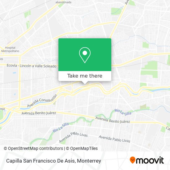 Capilla San Francisco De Asis map