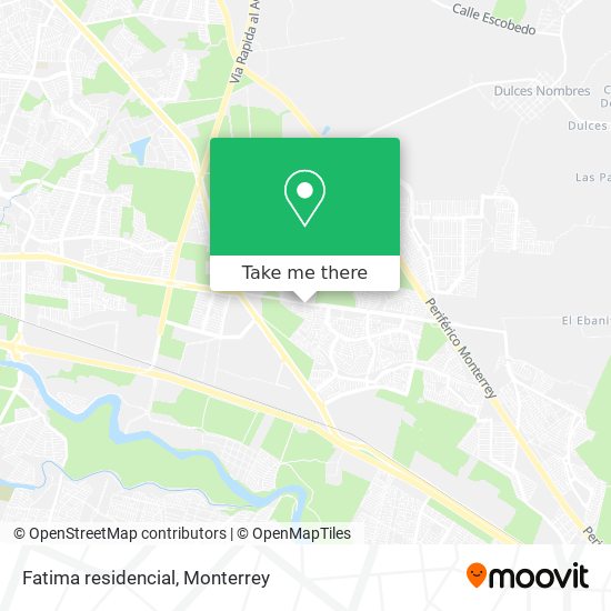Mapa de Fatima residencial