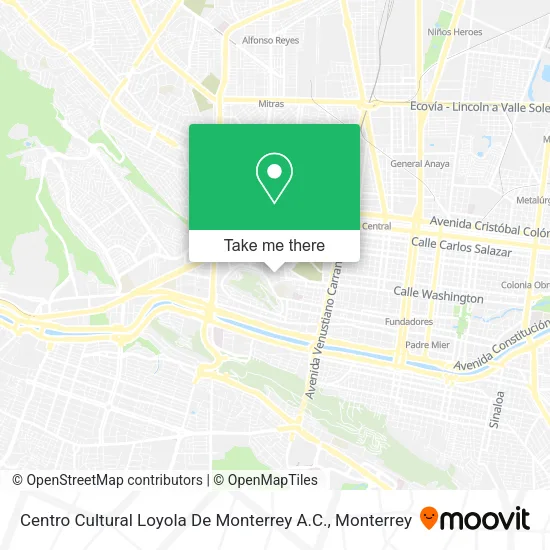 Mapa de Centro Cultural Loyola De Monterrey A.C.
