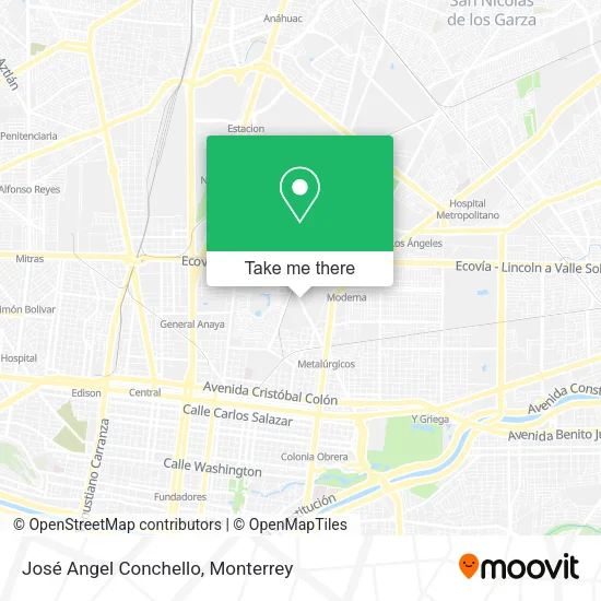 Mapa de José Angel Conchello
