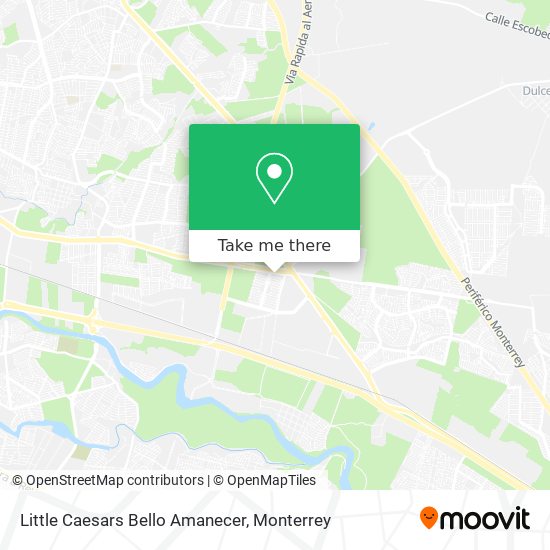 Little Caesars Bello Amanecer map
