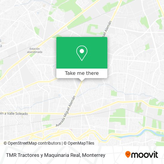 Mapa de TMR Tractores y Maquinaria Real