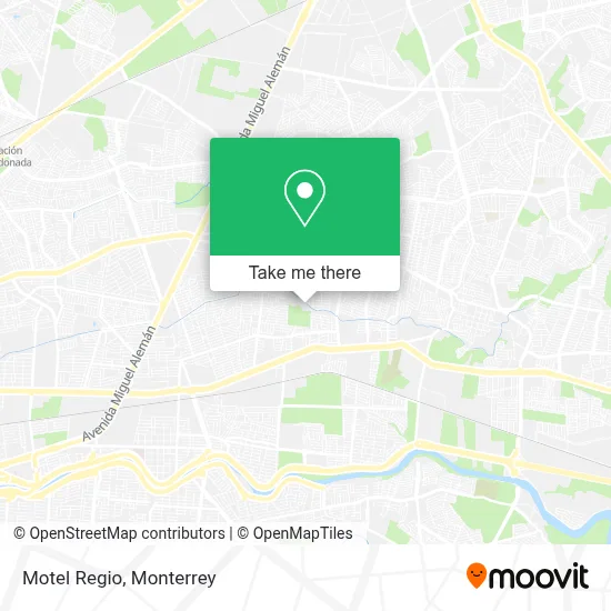 Motel Regio map