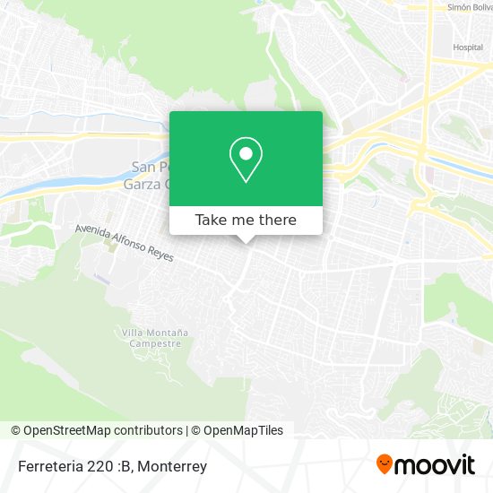 Mapa de Ferreteria 220 :B