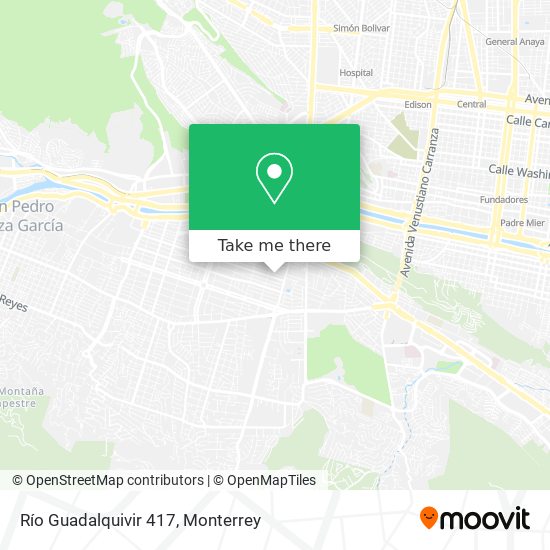 Río Guadalquivir 417 map