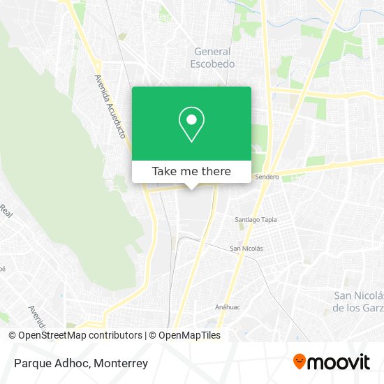 How to get to Parque Adhoc in Monterrey by Bus or Metrorrey?