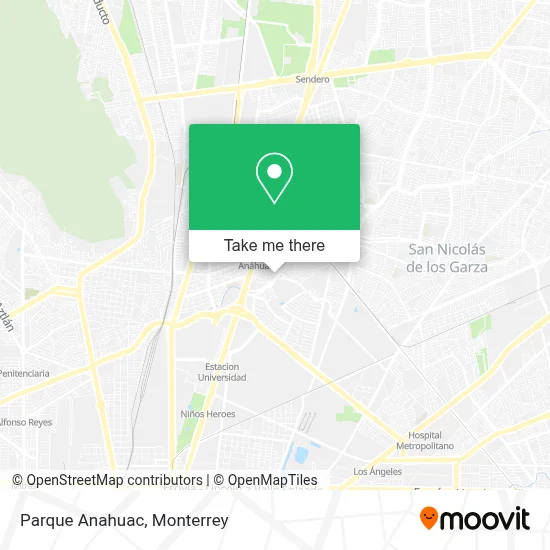 Parque Anahuac map