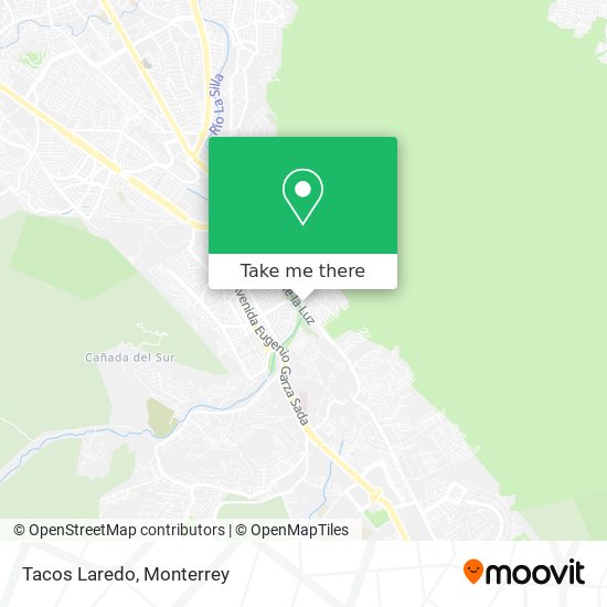 Mapa de Tacos Laredo