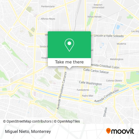 Mapa de Miguel Nieto