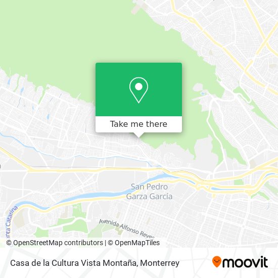 Mapa de Casa de la Cultura Vista Montaña