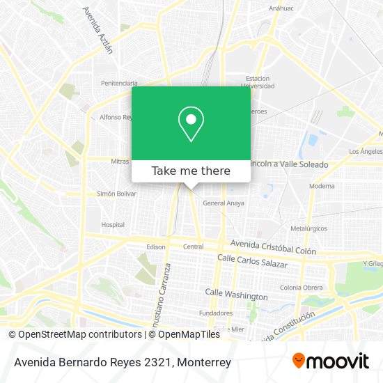 Avenida Bernardo Reyes 2321 map
