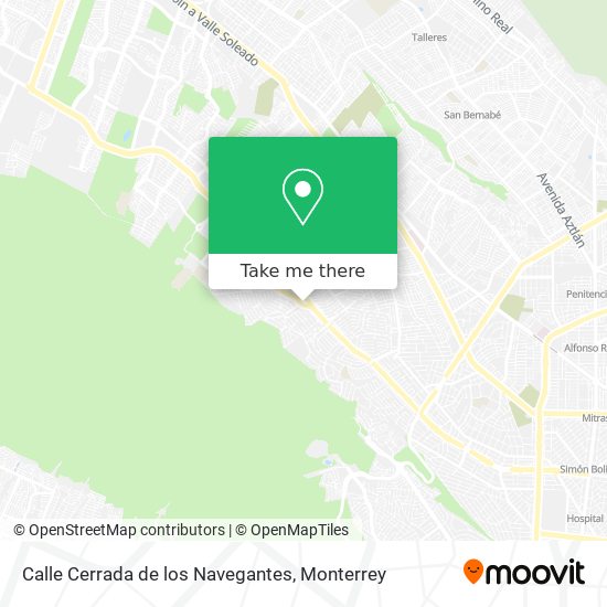 Calle Cerrada de los Navegantes map