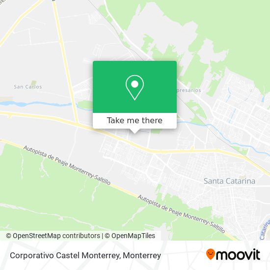 Corporativo Castel Monterrey map