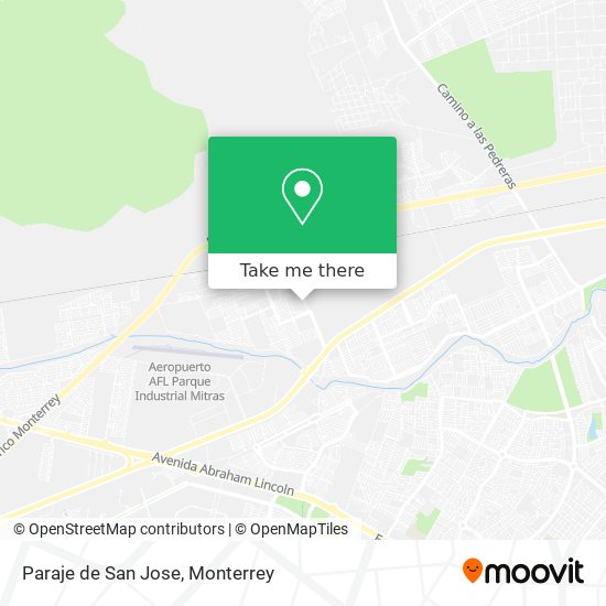 Paraje de San Jose map