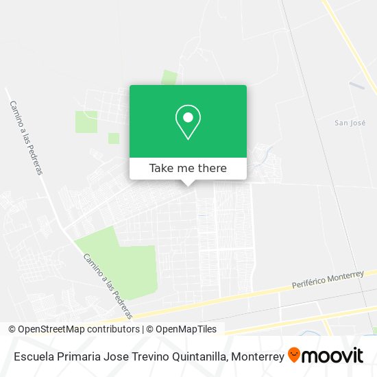 Escuela Primaria Jose Trevino Quintanilla map