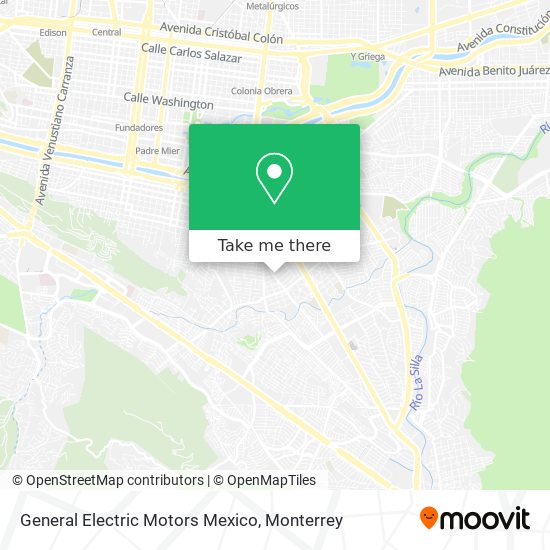 General Electric Motors Mexico map