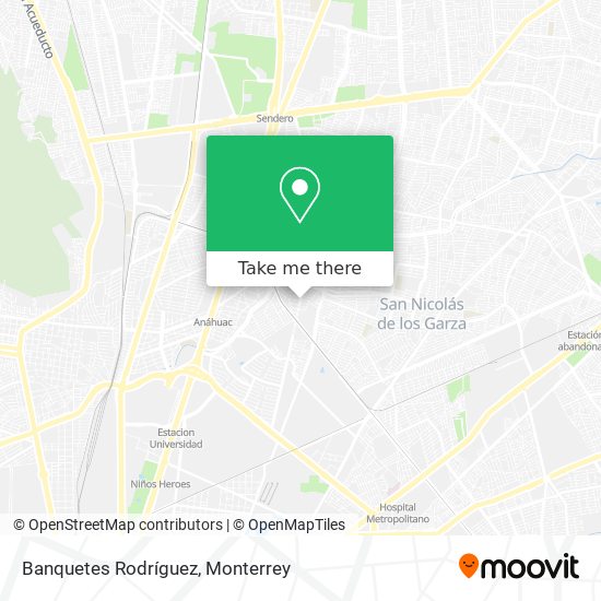 Banquetes Rodríguez map